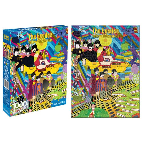 nm Beatles Yellow Submarine double sided 600 piece jigsaw puzzle
