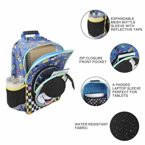 Mickey Mouse Checkered Youth Backpack