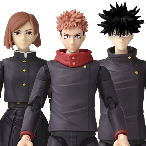 Jujutsu Kaisen Anime Heroes Action Figure Case of 6