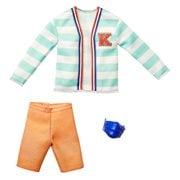 Barbie Ken Complete Look Striped Cardigan and Shorts Fashion Pack