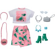 Jurassic Barbie Pink and Green Top and Skirt Fashion Storytelling Pack