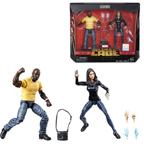 Marvel Legends Series 6-inch Luke Cage and Claire Temple 6-Inch Action Figure 2-Pack - Exclusive