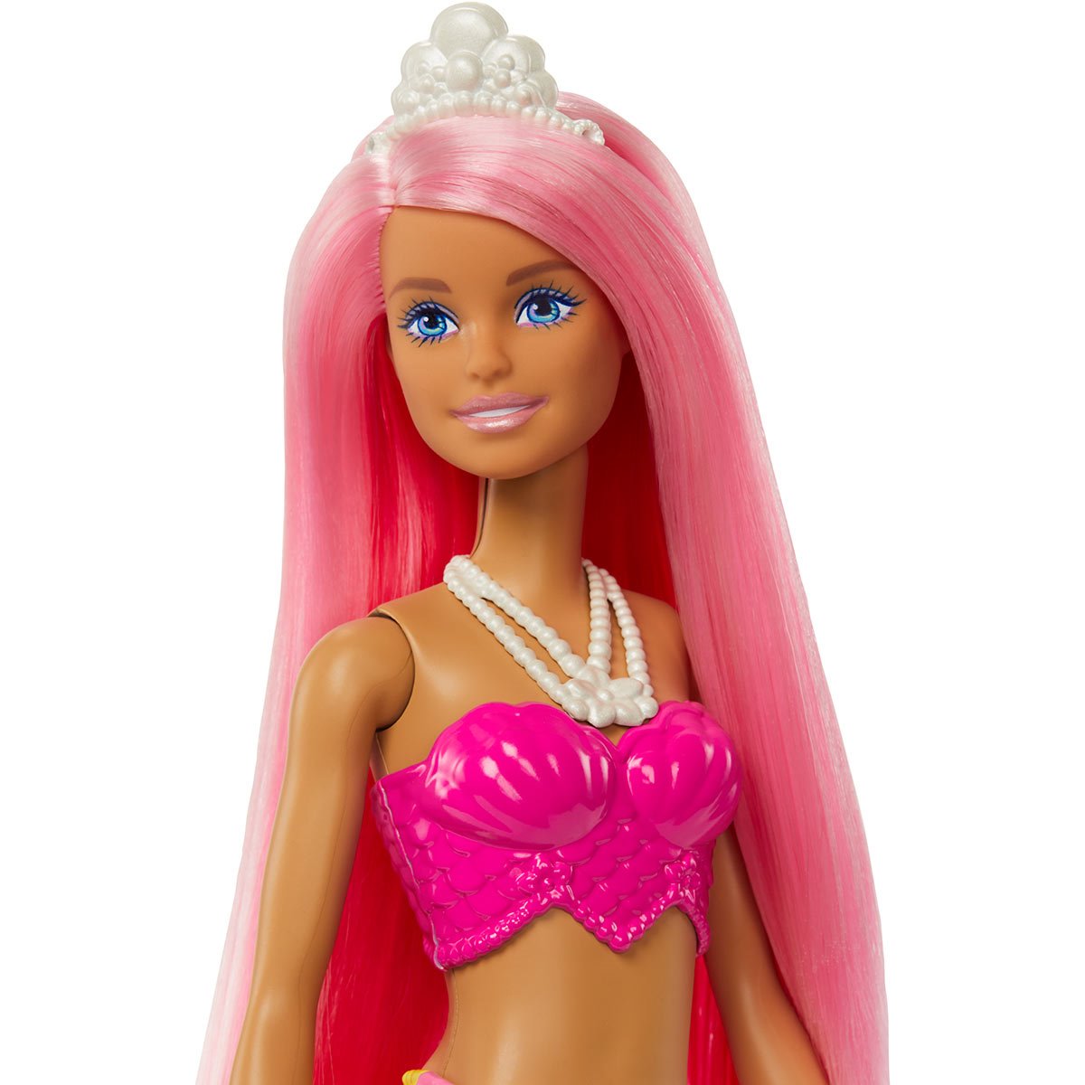 Safe Monkey ethics Barbie Dreamtopia Mermaid Doll with Pink and Yellow Tail