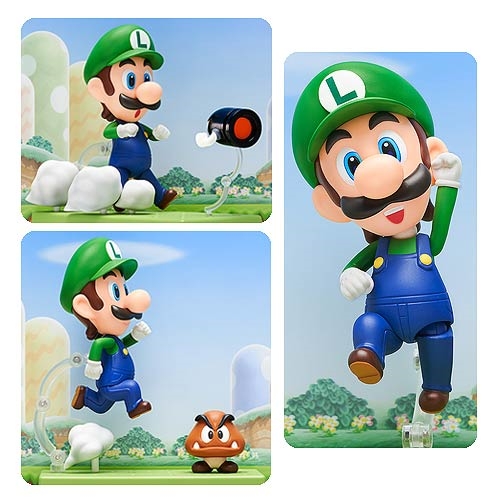 Super Mario Bros. Luigi Nendoroid 4-Inch Action Figure