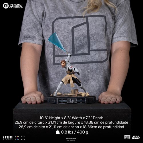 Star Wars: The Clone Wars Obi-Wan Kenobi 1:10 Art Scale Limited Edition Statue