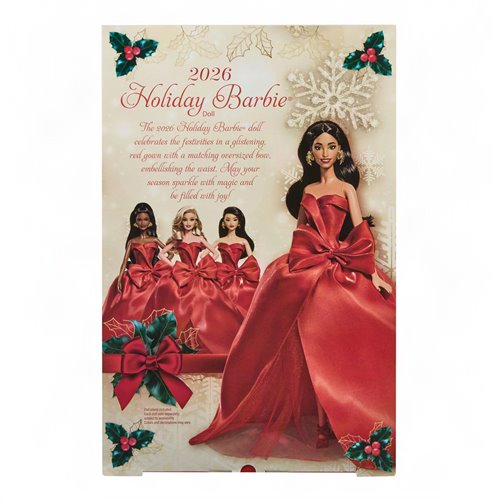 Barbie 2026 Holiday Barbie Doll with Light Brown Hair
