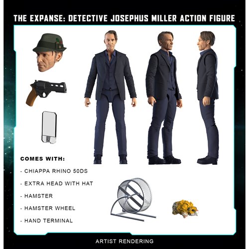The Expanse Detective Josephus Miller 1:12 Scale Action Figure