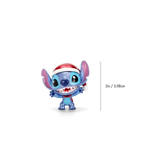 Lilo and Stitch Stitch Holiday MetalFigs 2 1/2-Inch Die-Cast Metal Mini-Figure 4-Pack