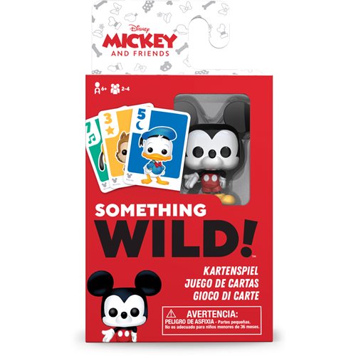 Mickey and Friends Something Wild Pop! Card Game - Deutsch / Espanol / Italiano Edition