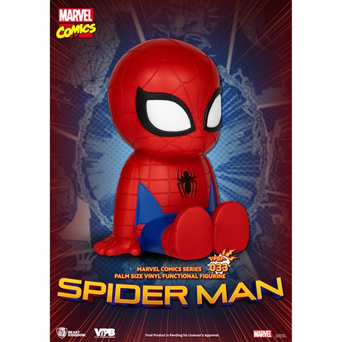 Marvel Comics Spider-Man VPBP-033 Palm Size Vinyl Functional Piggy Bank