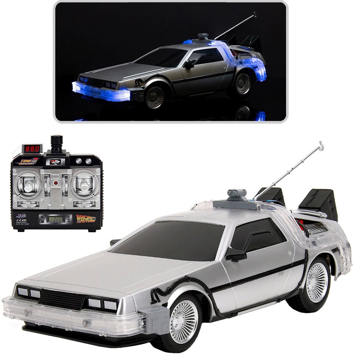 Jada Toys Back to The Future Part III 1:32 Time Machine Die-cast Car, Toys  for Kids and Adults