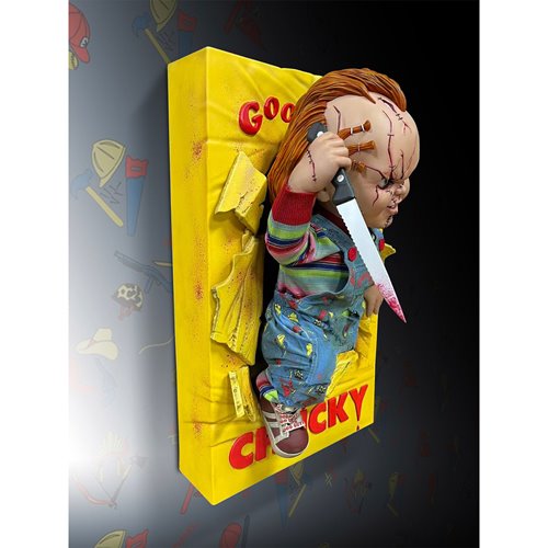Bride of Chucky Chucky 1:1 Scale Life-Size Wall Sculpture Mount
