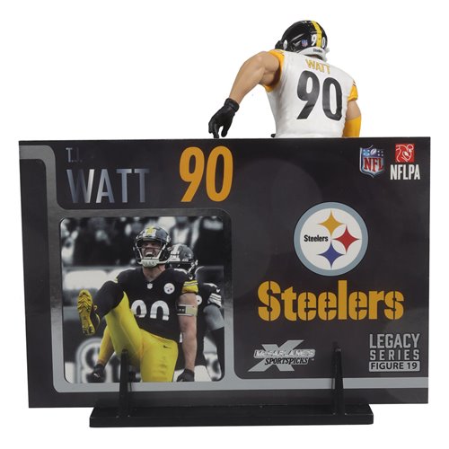 NFL SportsPicks 2024 Wave 2 Pittsburgh Steelers TJ Watt 7-Inch Scale Posed Figure