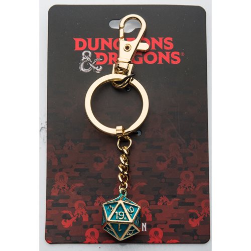 Dungeons & Dragons Dice Enamel Key Chain