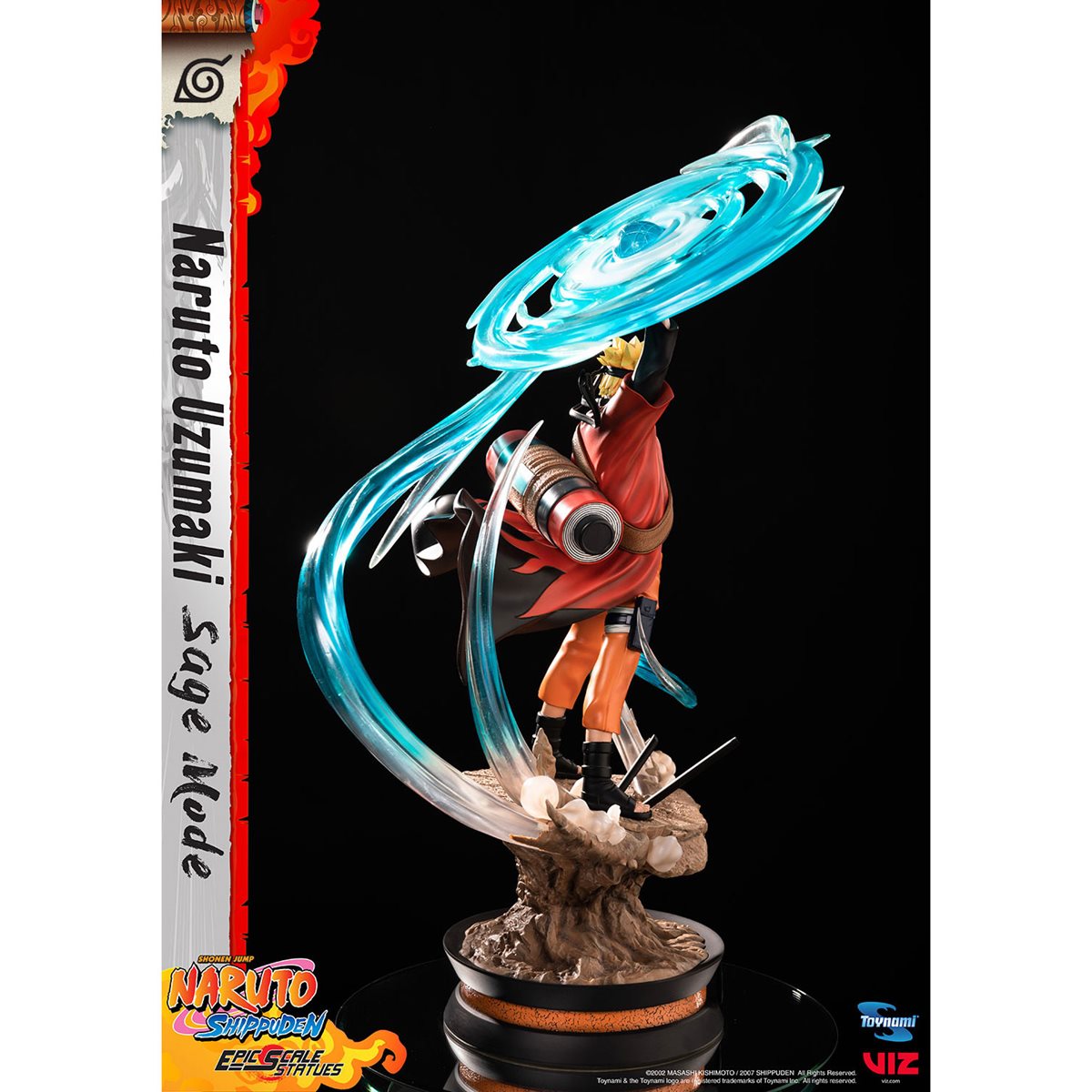 Wuhuayu Naruto Figure Illuminable ABS & PVC Painted Finished Figure 1/6 Scale Naruto Shippuden Naruto Uzumaki Six Paths Sage Mode Ver 350 Mm Height 