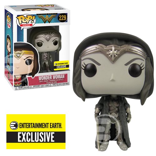 FREE POP PROTECTOR FUNKO POP DC WONDER WOMAN WITH CLOAK SEPIA EXCLUSIVE 