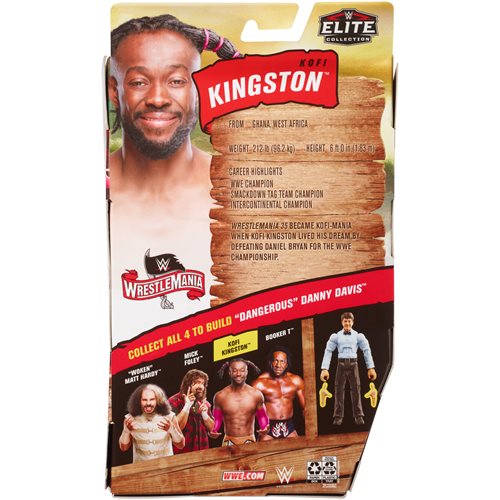 WWE WrestleMania Elite Kofi Kingston Action Figure