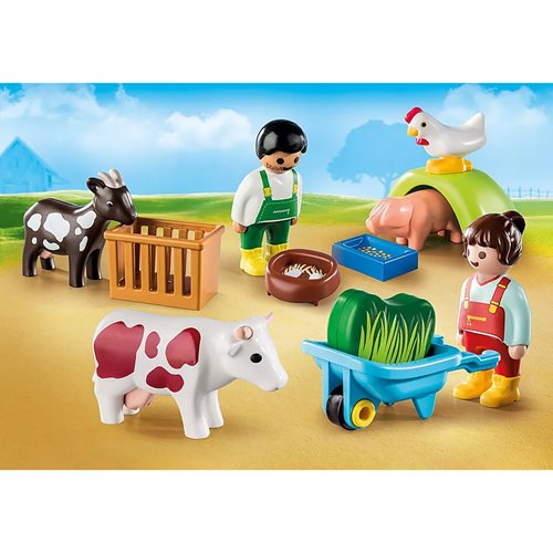 Playmobil 1.2.3 71158 Fun on the Farm