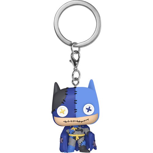 DC Comics Patchwork Batman Funko Pocket Pop! Key Chain
