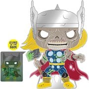 Marvel Zombies Zombie Thor Glow-in-the-Dark Large Enamel Funko Pop! Pin #31