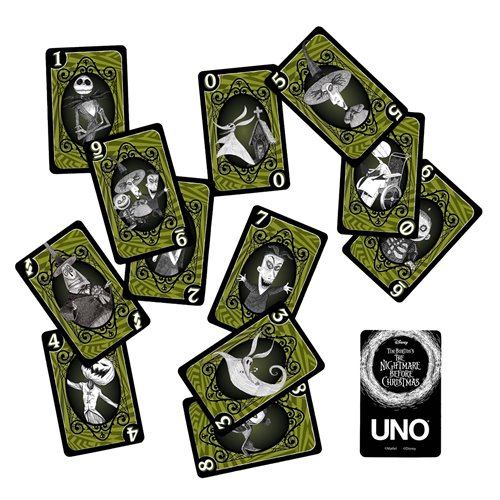UNO Fandom Tim Burton's The Nightmare Before Christmas Card Game