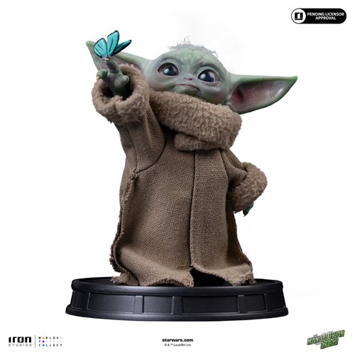 The Mandalorian and Grogu Movie Grogu Butterfly Wonder Limited Edition 1:4 Scale Statue