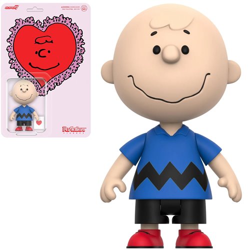 Peanuts Charlie Brown (Valentine Delivery) 3 3/4-Inch ReAction Figure