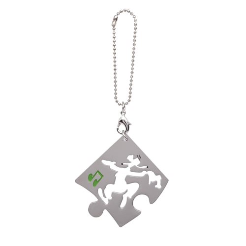 Goofy Puzzle Pewter Key Chain