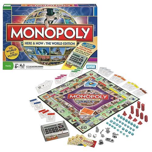 Monopoly Game Here & Now World Edition - Entertainment Earth