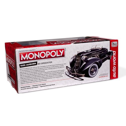 Monopoly 1935 Auburn 851 Speedster 1:18 Scale Die-Cast Metal Vehicle
