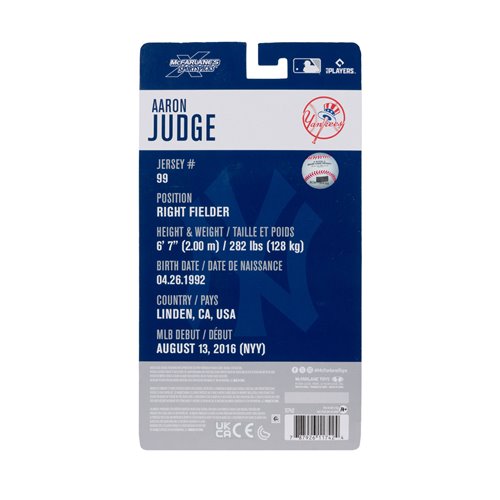 MLB McFarlane SportsPicks Wave 1 New York Yankees Aaron Judge 6-Inch Action Figure