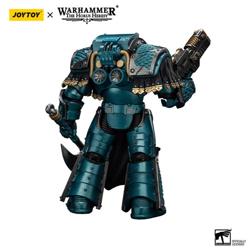 Joy Toy Warhammer The Horus Heresy Alpha Legion Lernaean Terminator with Volkite Charger 1:18 Scale