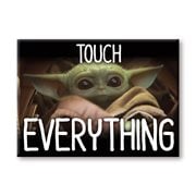 The Mandalorian The Child Touch Everything Flat Magnet