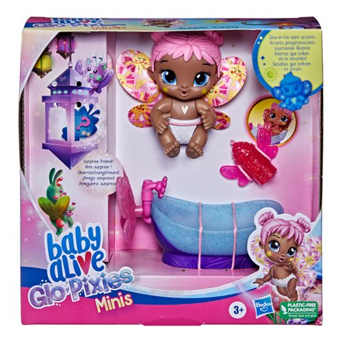 Baby Alive GloPixies Minis Bubble Sunny Doll