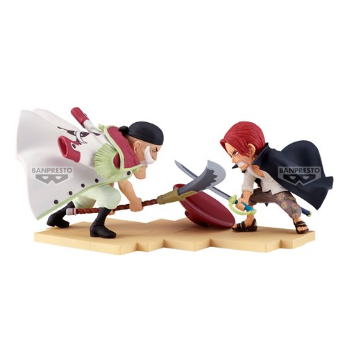 One Piece Edward Newgate vs. Shanks World Collectable Figure Log Stories Statue