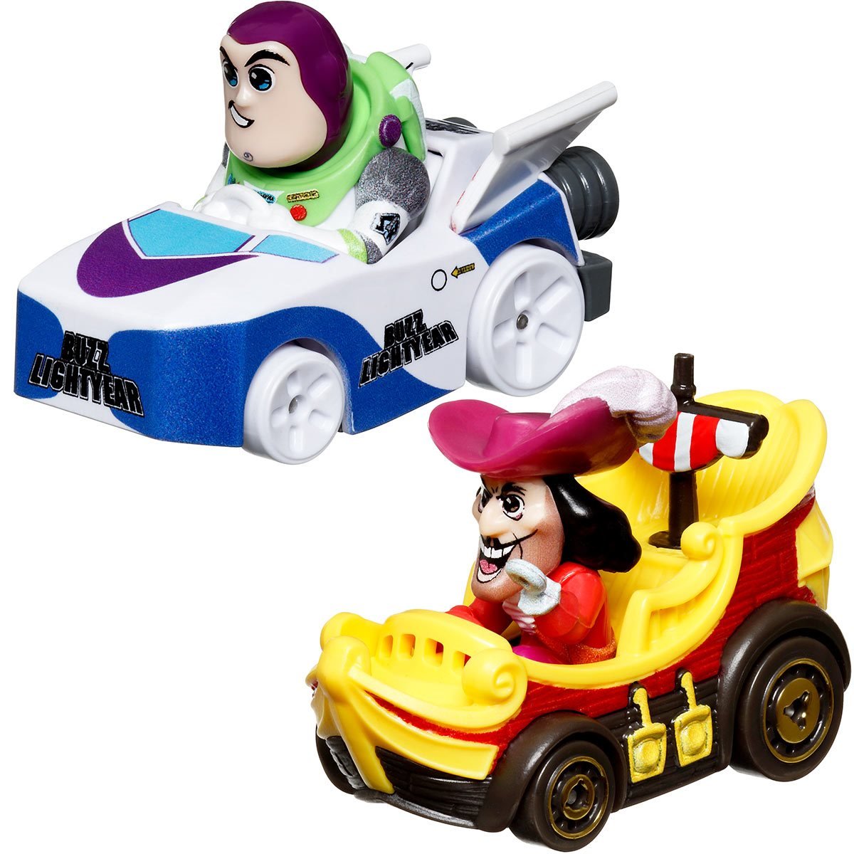  Hot Wheels Captain Hook Disney Diecast Car 1/64 : Toys & Games