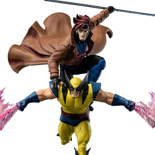 X-Men '97 Gambit and Wolverine 1:10 Deluxe Art Scale Limited Edition Statue