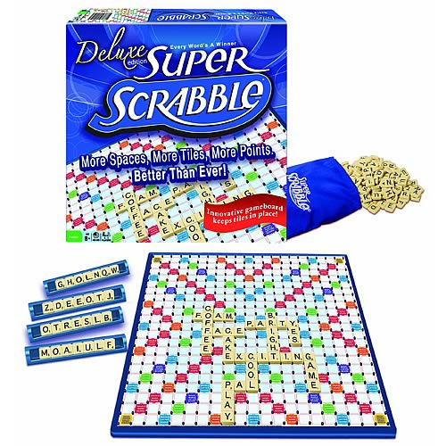 Scrabble Deluxe Edition Game - Hasbro Games