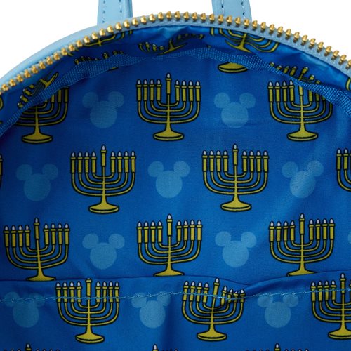 Mickey Mouse Happy Hanukhkah Menorah Glow-in-the-Dark Mini-Backpack