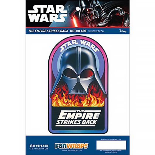 Star Wars: The Empire Strikes Back Retro Darth Vader Art Window Decal