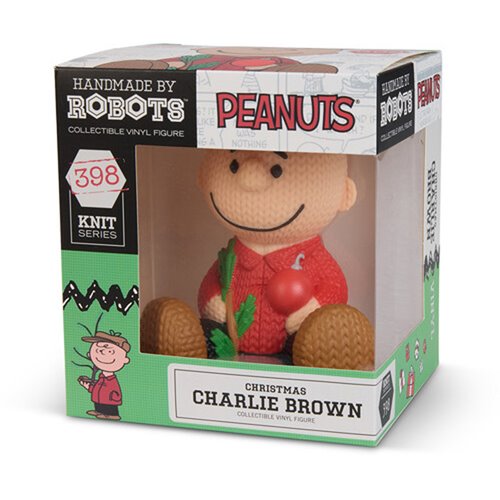 Peanuts Charlie Brown #398 Christmas Handmade By Robots Vinyl Figure