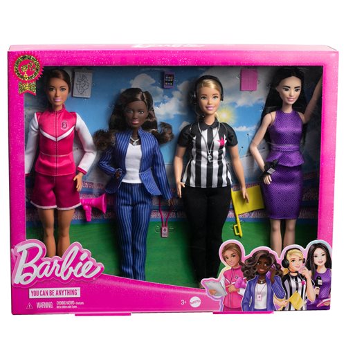 Barbie Career of the Year Sports Team Dolls Set of 4