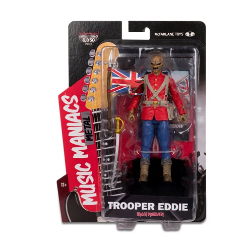 Music Maniacs Wave 2 Metal Iron Maiden Trooper Eddie 6-Inch Scale Action Figure