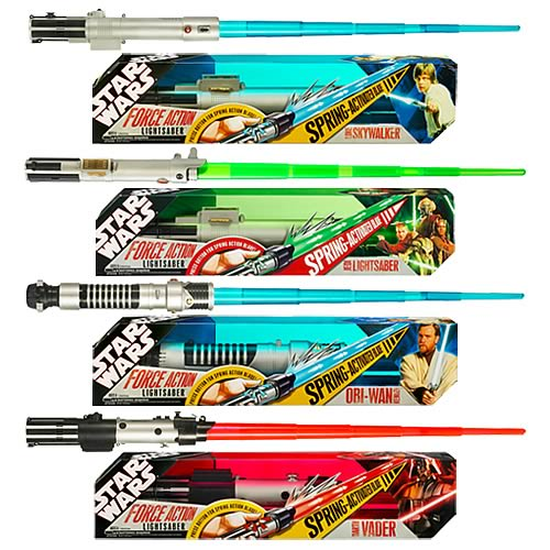 Star wars force action hot sale lightsaber