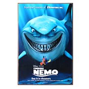 Finding Nemo Bruce Movie Poster Wood Wall Art