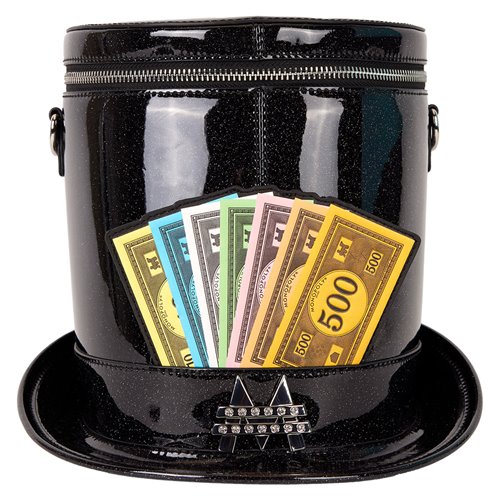 Monopoly Top Hat Crossbody Purse