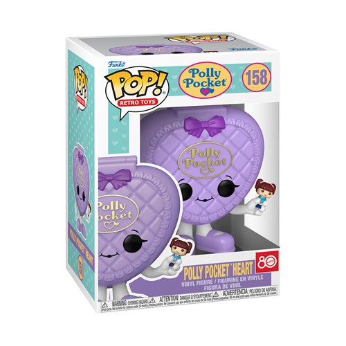 Polly Pocket Heart Shell Purple Funko Pop! Vinyl Figure
