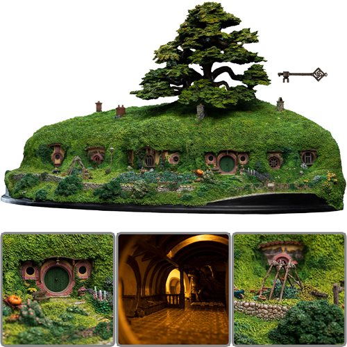 The Lord of the Rings Bag End on the Hill Environment Statue