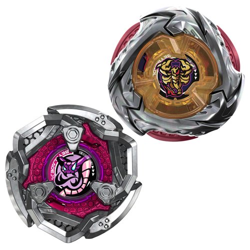Beyblade X Spear Scorpio 0-70Z UX & Tail Viper 3-85LO BX Dual Pack Set