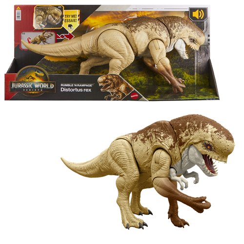 Jurassic World Rumble 'N Rampage Distortus Rex Action Figure